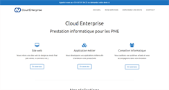 Desktop Screenshot of cloud-enterprise.com
